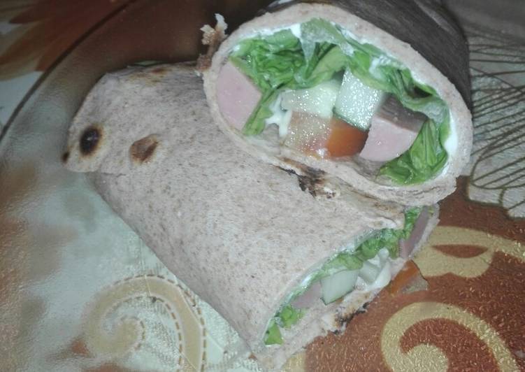 Wraps o burritos bien fresco s!😋🤗 Con diversos rellenos