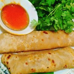 Beef chutney roll A picture of Beef chutney roll.