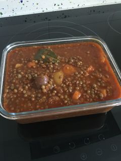 Una foto de Lentejas tradicionales en Mambo