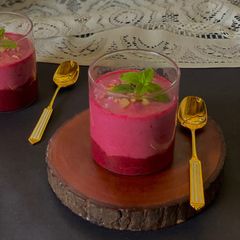 A picture of Beetroot Mousse.