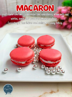 Foto resep Macaron dengan Tepung Terigu (Swiss Meringue Metode)