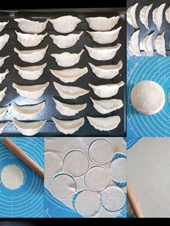 รูปของ โฮมเมดแผ่นแป้งเกี๊ยวซ่า homemade  gyoza wrappers