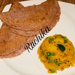 A picture of Ragi Dosa.