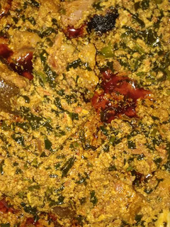 A picture of Egusi soup.