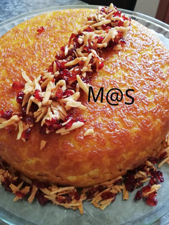 عکسی از دستور ته چین مرغ و بادمجان