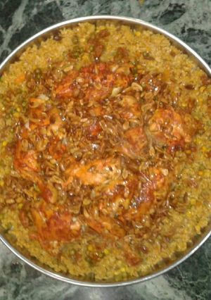صورة لوصفة اوزي بالدجاج