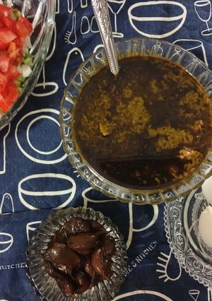 عکسی از دستور خورشت قرمه سبزی