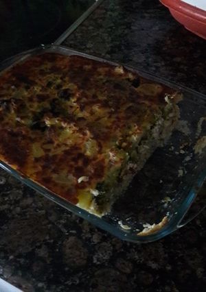 Una foto de Pastel de brócoli a mi estilo