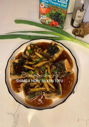Foto resep Shimeji nori silken tofu