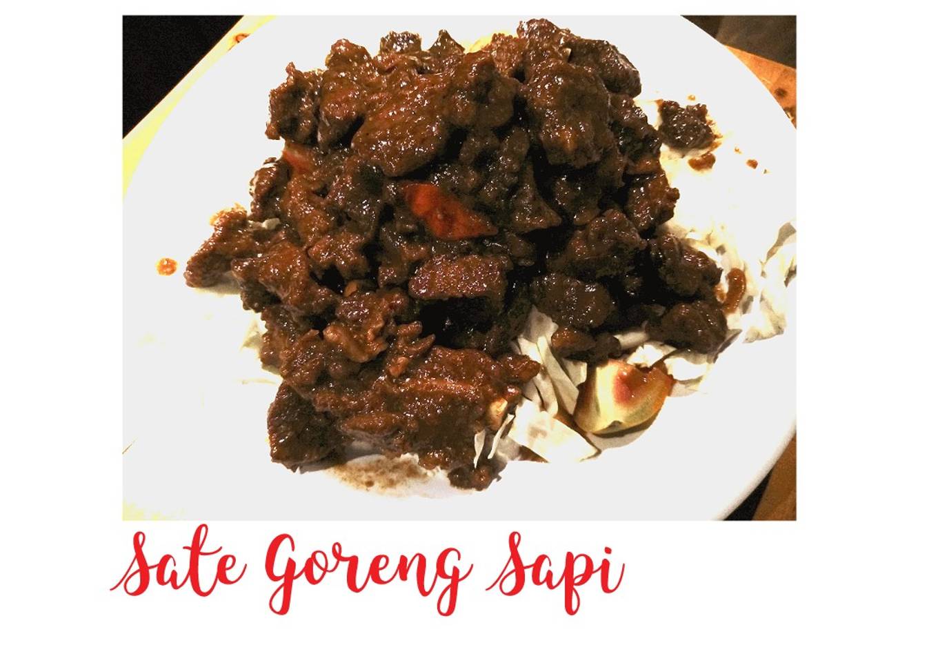 Resep Sate Goreng Sapi, Enak