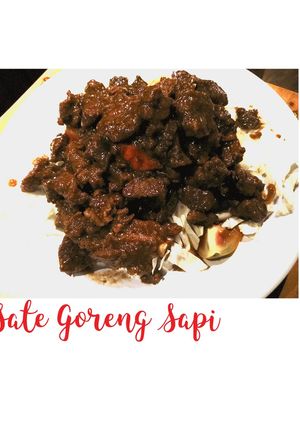 Foto resep Sate Goreng Sapi