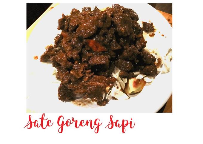 THIS IS IT! Recipe Sate Goreng Sapi