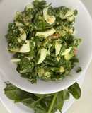 Ensalada de espinacas con huevo y aguacate ! Para una cena saludable!