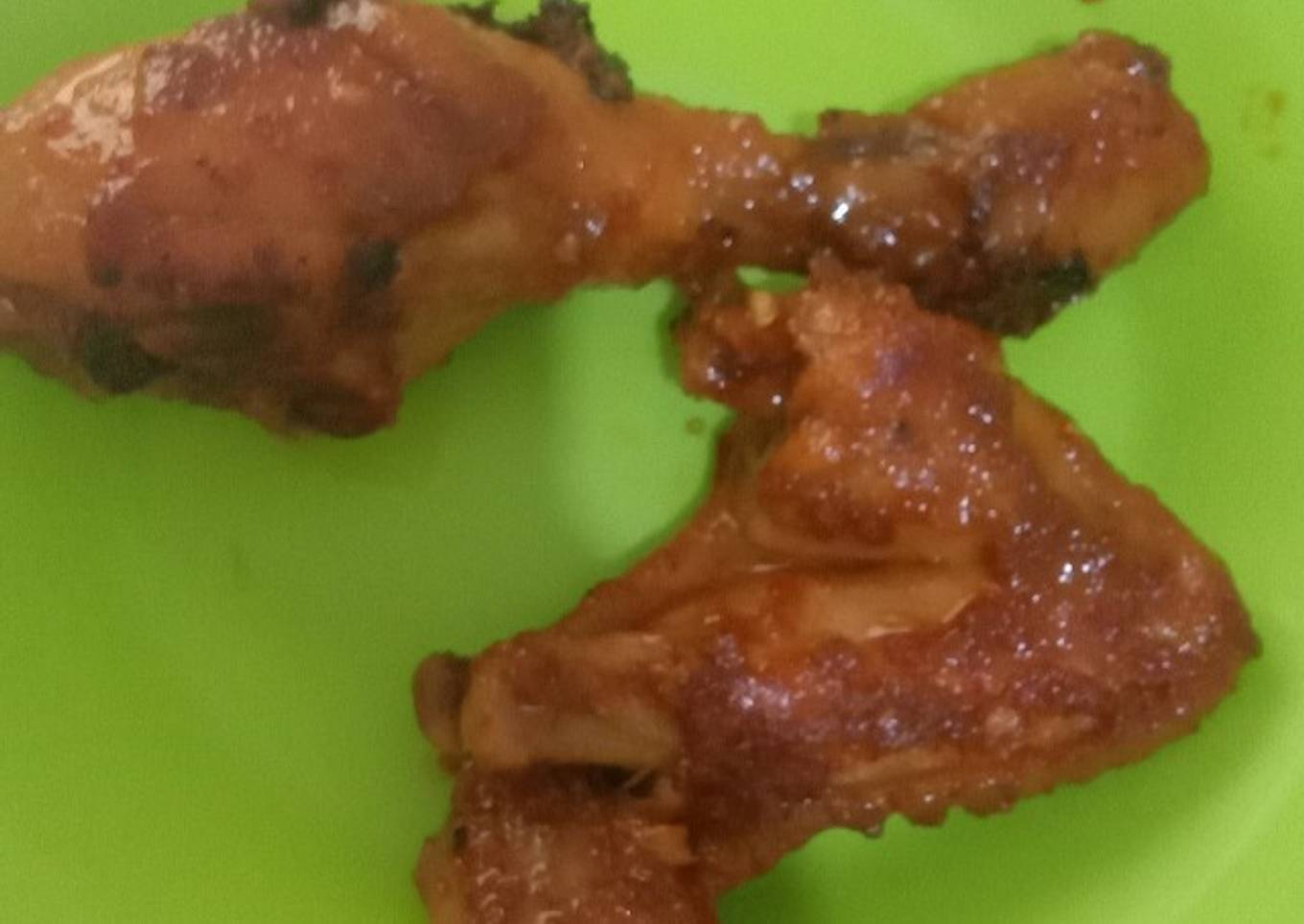 Ayam bakar Taliwang (bakar menggunakan teflon)
