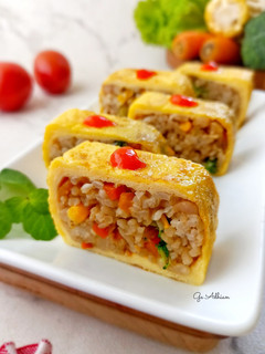 Foto resep Nasi Goreng Sayur Gulung