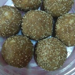 A picture of Churma ladoo.