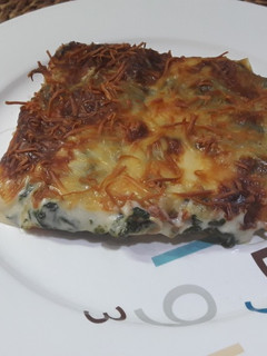 Una foto de Pastel de espinacas gratinadas
