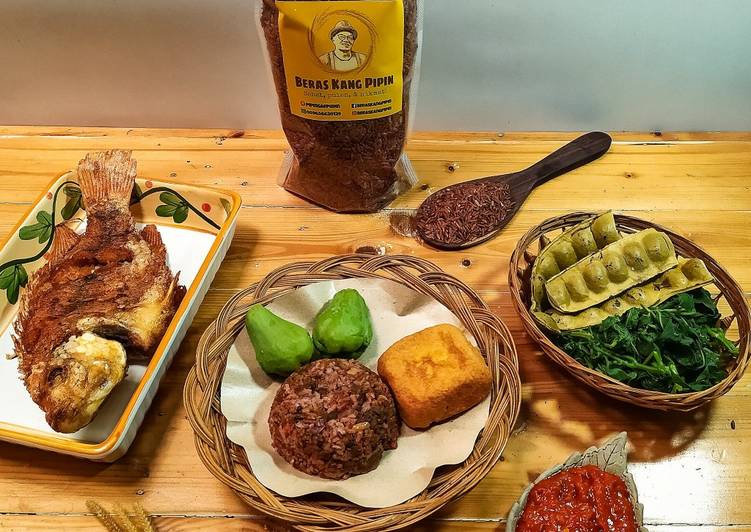 Resep Nasi Merah Tutug Oncom yang Sedap