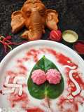 Rose Coconut Modak