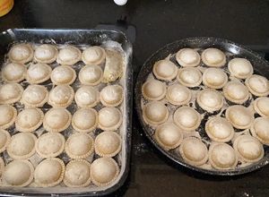 Una foto de Sorrentinos caseros de verdura y Ricota