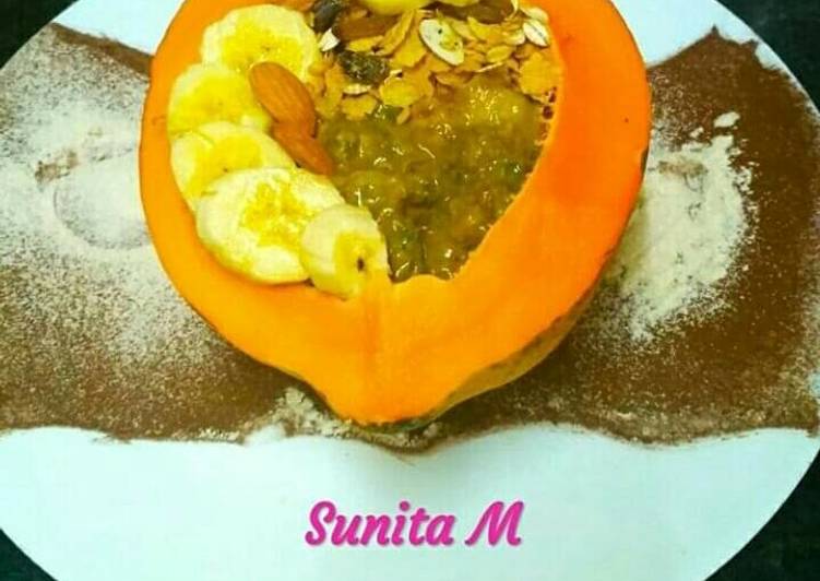 Recipe of Award-winning Smothie PAPAYA BOWL