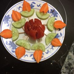A picture of Like Diwali Diya salad.
