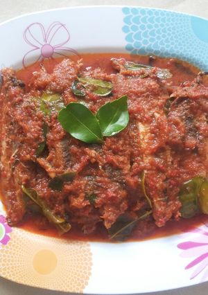 Foto resep Pindang tongkol bumbu merah