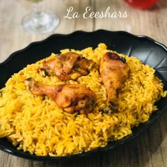 A picture of Jollof rice.