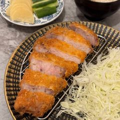 A picture of Fried Pork chop (slow cooking method) 豚カツ.