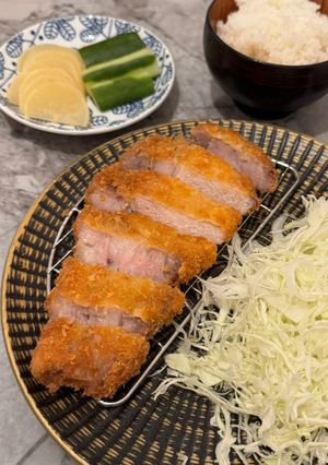 A picture of Fried Pork chop (slow cooking method) 豚カツ.