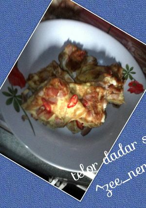 Foto resep Telor dadar sosis