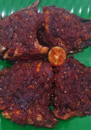 Foto resep Ikan Bakar Pedas Manis