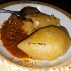 A picture of Nigerian moin-moin.