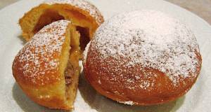 Almás töltött fánk recept recept fotó