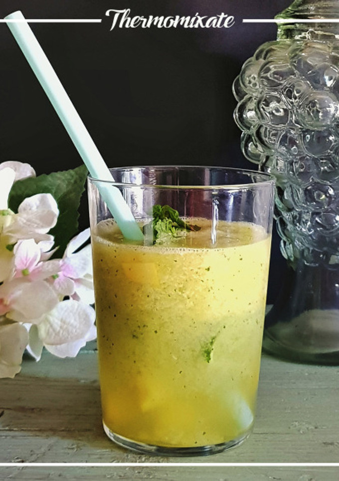 Una foto de Mojito de mango con Thermomix