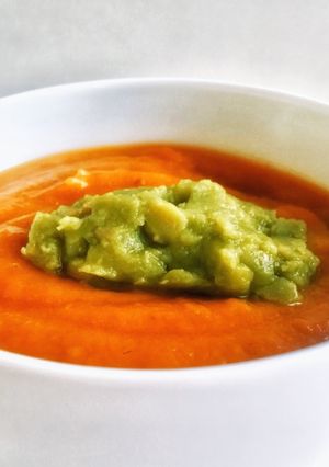Une photo de Soupe patate douce - radis noir