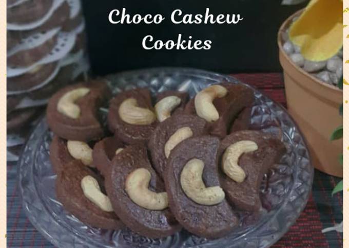 Choco Cashew Cookies