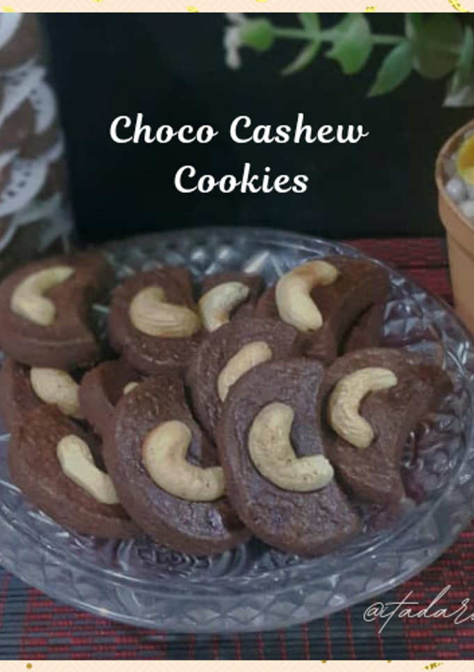 Foto resep Choco Cashew Cookies