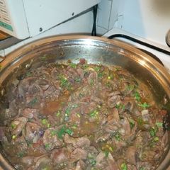 A picture of Beef kidney.