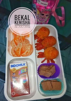 Foto resep Bekal baby gutira sehat karbo, protein, sayur