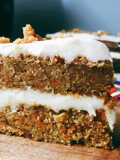 Una foto de Carrot cake