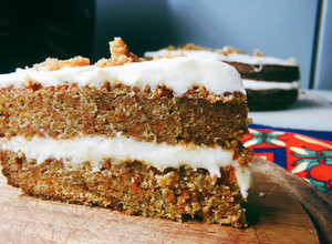 Una foto de Carrot cake