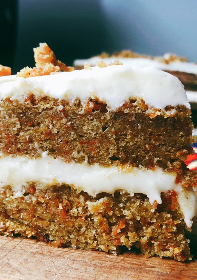 Una foto de Carrot cake