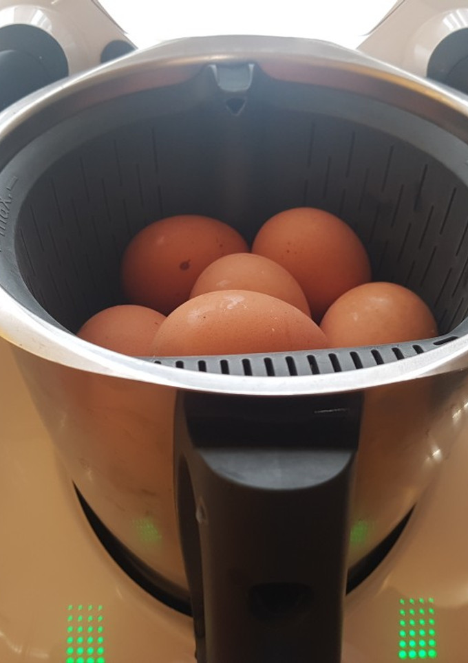 Una foto de Huevos cocidos en Thermomix