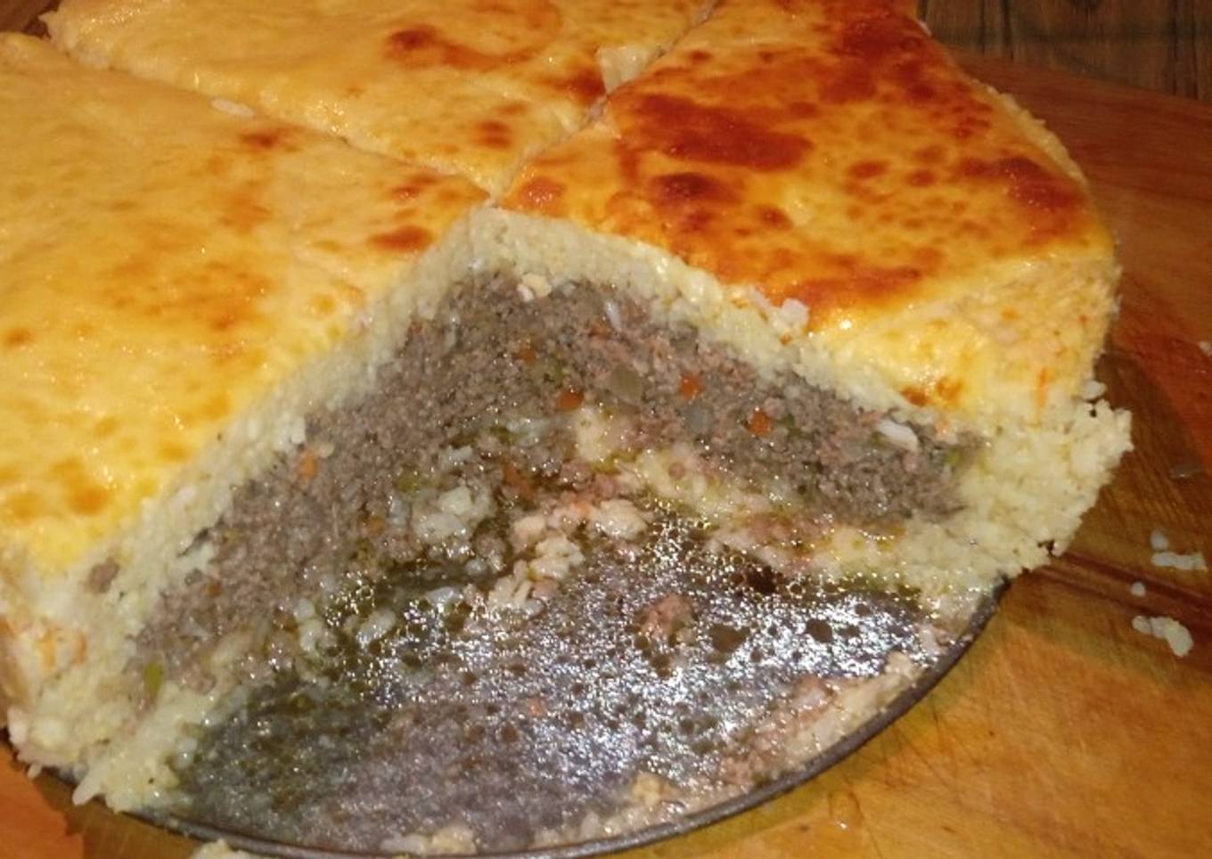 Pastel de Arroz con carne molida