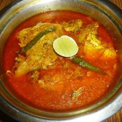 A picture of Pomfret in Mustard sauce| Bengali Style পমফ্রেট শোর্শে ঝাল | বাঙালী পদ্ধতি.