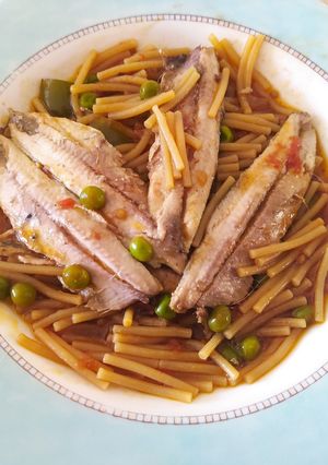 Foto principal de Fideos con boquerones un riquísimo plato