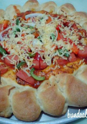 Foto resep Pizza super supreme cheesy bites mamamia lezatos 🍕