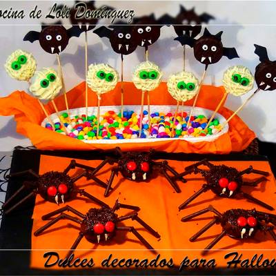 infierno tanto Ostentoso Dulces decorados para Halloween Receta de lolidominguezjimenez- Cookpad