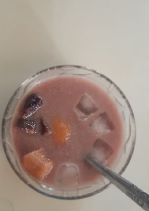 Foto resep Es kolak taro